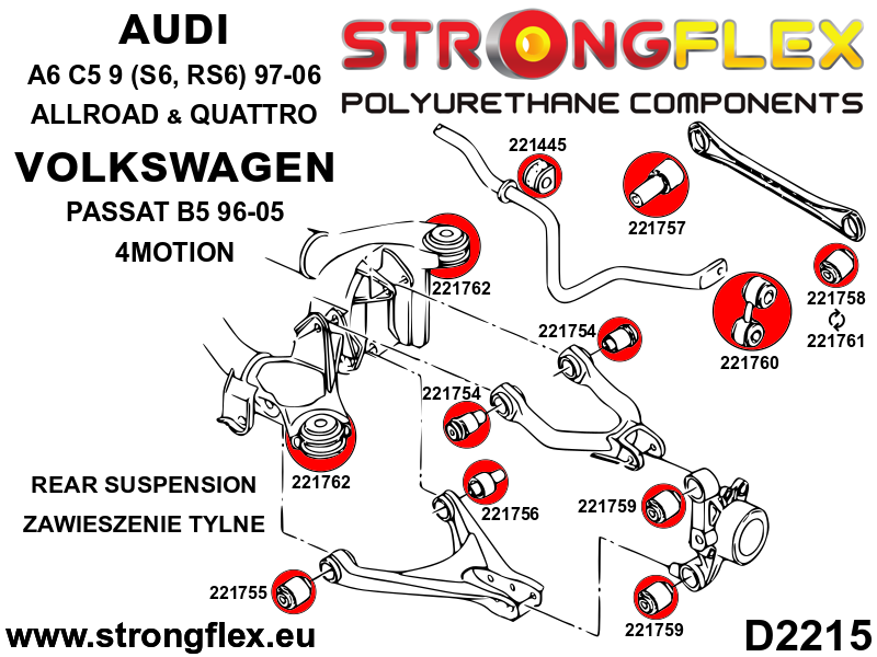 Bakre Subframe Bussning
