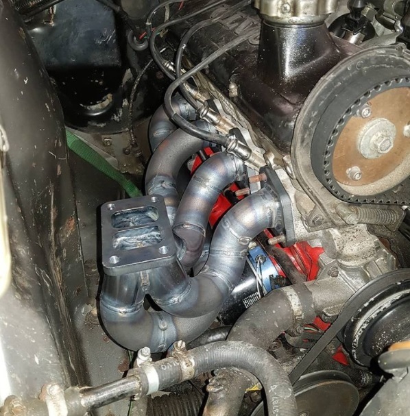 CMR Grenrör Volvo 8V - 240 svartstål