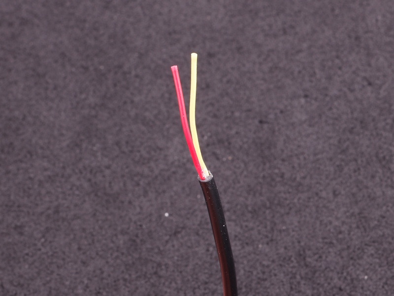 EGT kabel (2 ledare) svart KX-PVC
