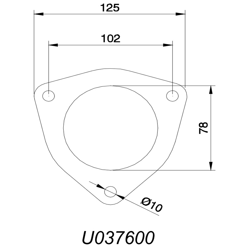Flänsförband 3 tum (76mm)