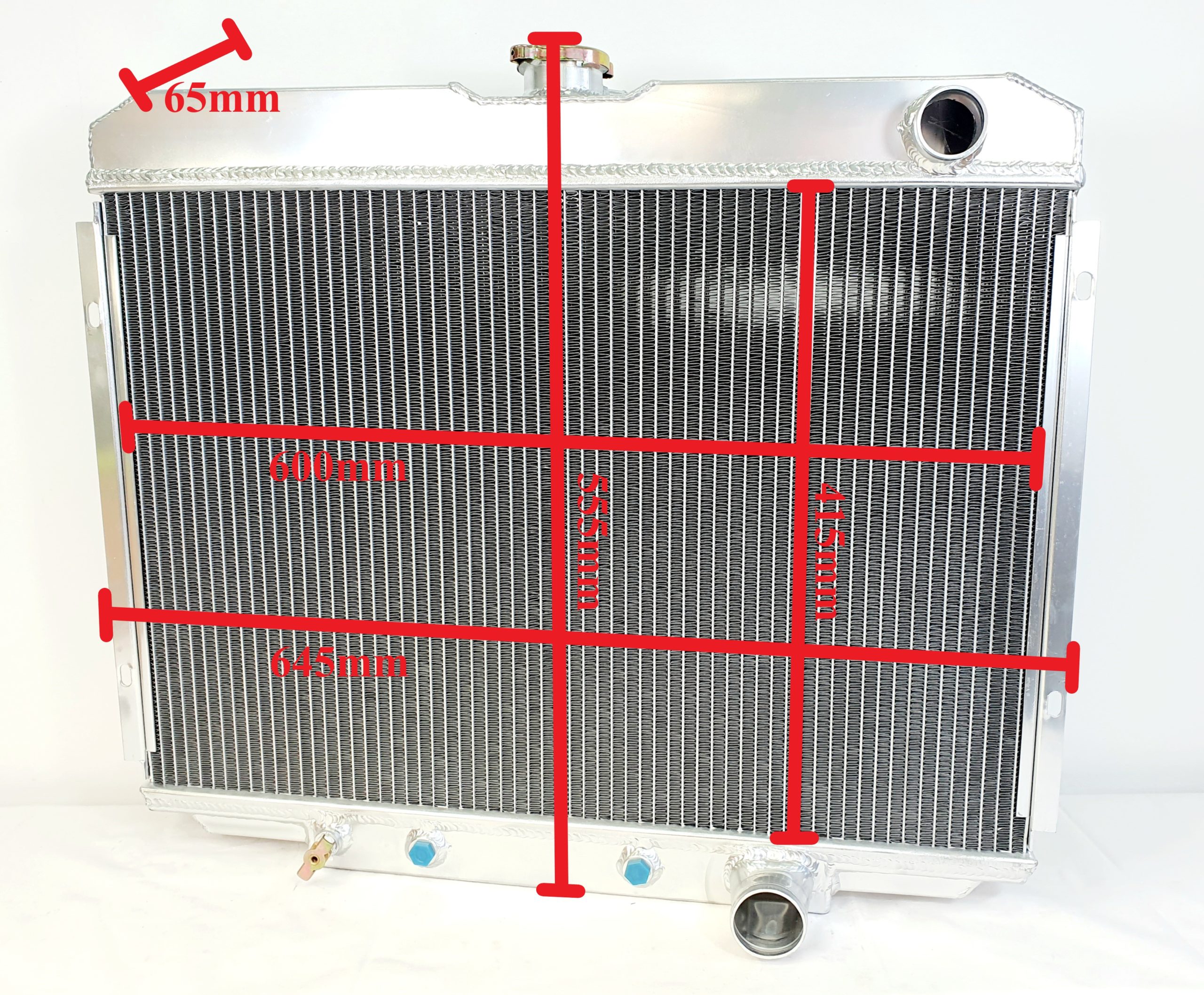 Vattenkylare Ford Mustang 67-70, Ford Galaxie 64-67, Mercury Cougar 67-70