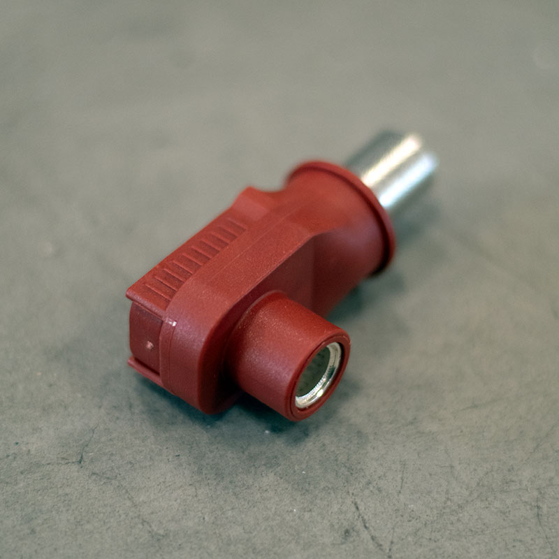 5,7mm Snabbkoppling Batterikabel Röd