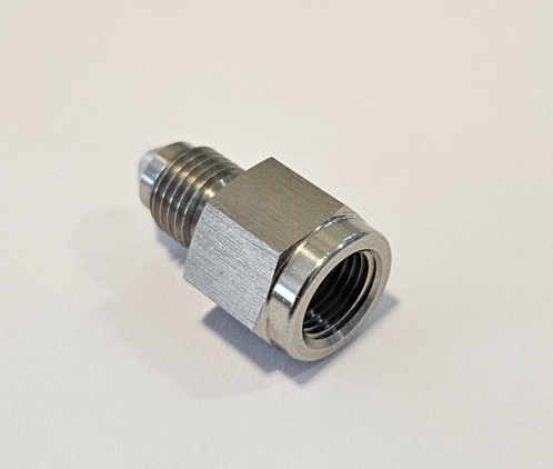 Adapter 3/8-24 - 1/8 NPT rostfritt