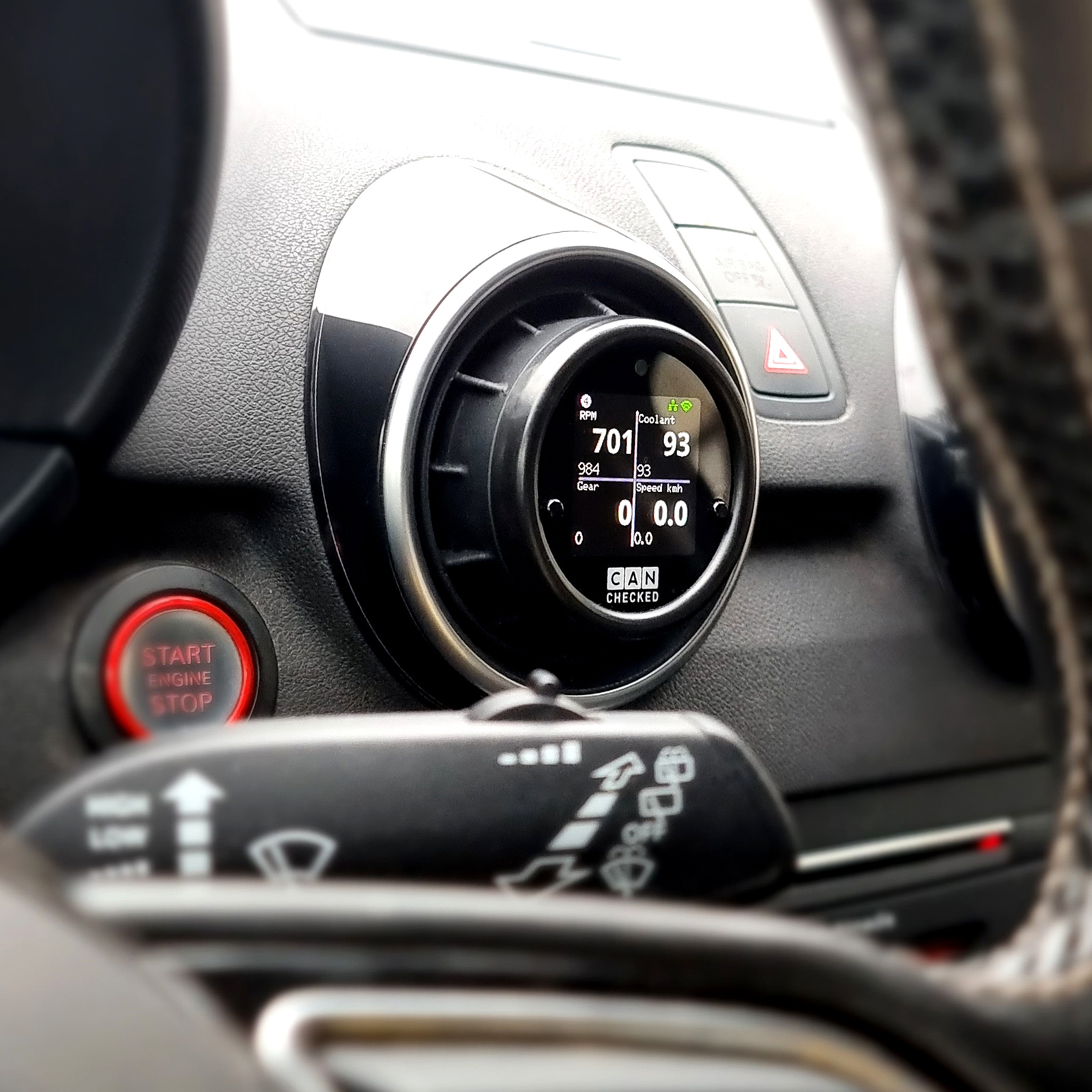 MFD15 - 52mm Bezel till Audi A1/S1 LHD/RHD