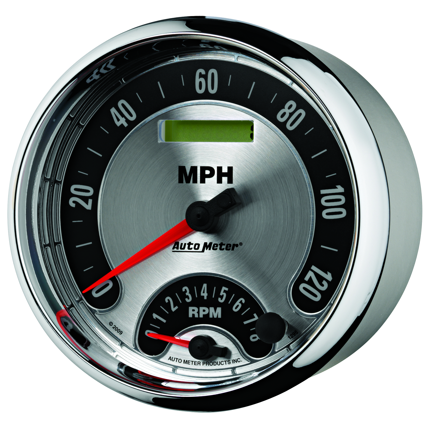 5" Varvmätare/Hastighetsmätare, COMBO, 8K RPM/120 MPH, AMERICAN MUSCLE