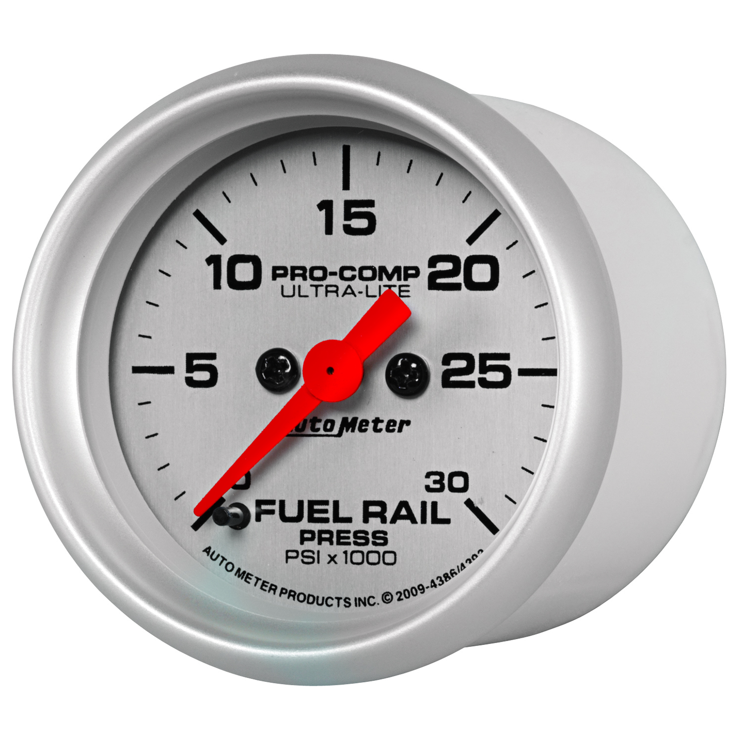 2-1/16" Fuel-Rail Tryck 0-30K PSI, ULTRA-LITE