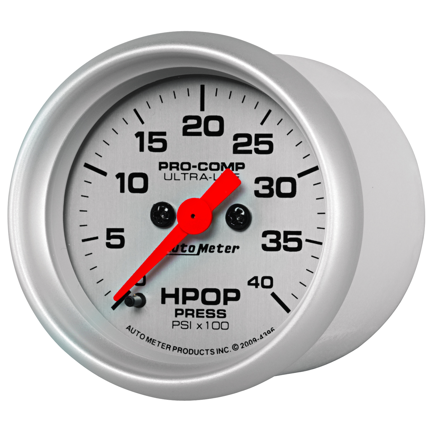 2-1/16" HPOP PRESSURE, 0-4K PSI, ULTRA-LITE