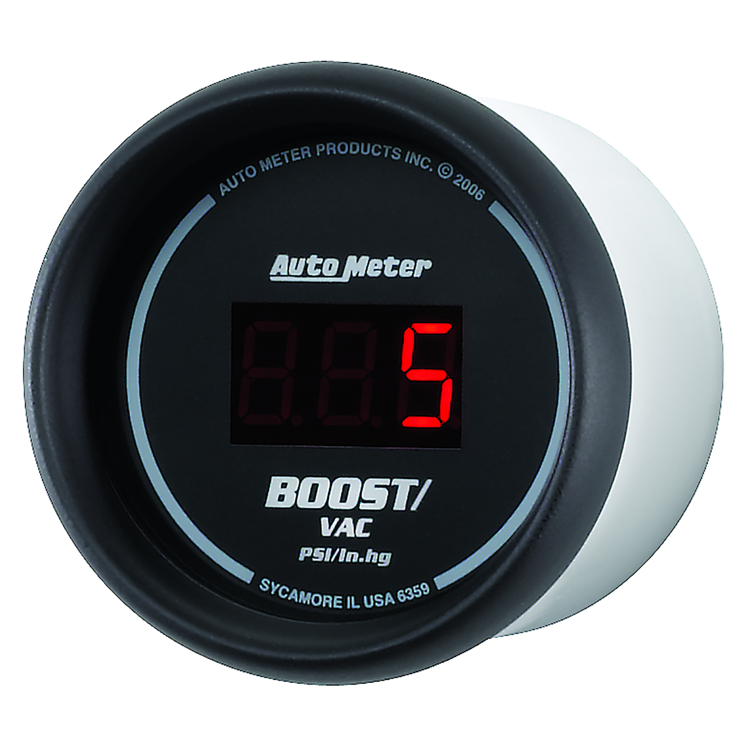 2-1/16" Laddtryck/Vacuum, 30 IN HG/30 PSI, SPORT-COMP DIGITAL