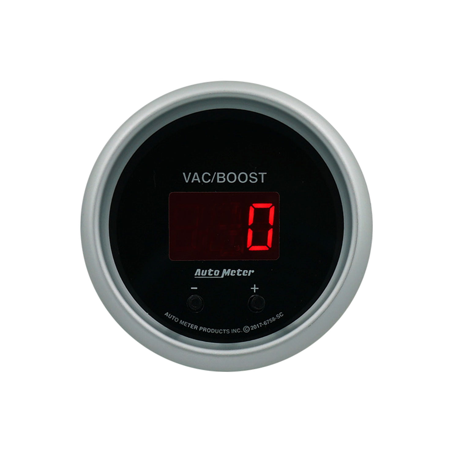 2-1/16" TWO CHANNEL Vakuum/Laddtryck / Vätsketryck, SELECTABLE SCALE PSI / BAR, SPORT-COMP ELITE DIGITAL