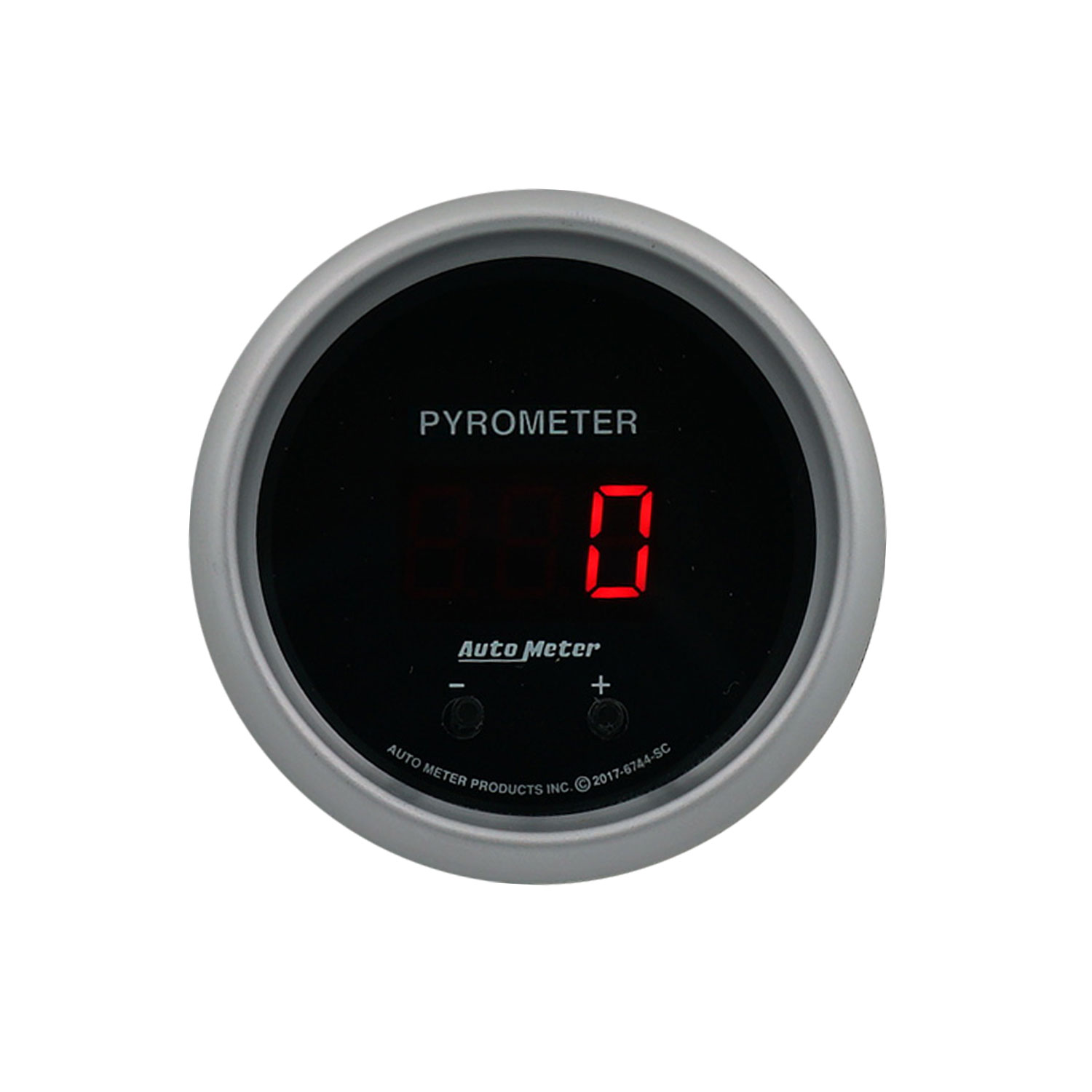 2-1/16" TWO CHANNEL PYROMETER (EGT), 0-2,000 ºF (0-1,100 ºC), SPORT-COMP ELITE DIGITAL