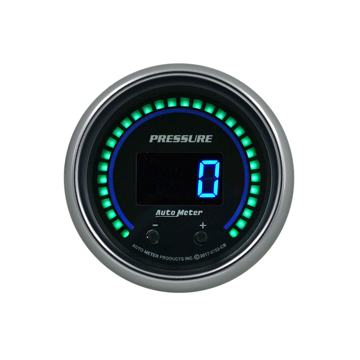 2-1/16" TWO CHANNEL Vätsketryck, SELECTABLE SCALE PSI / BAR, COBALT ELITE DIGITAL