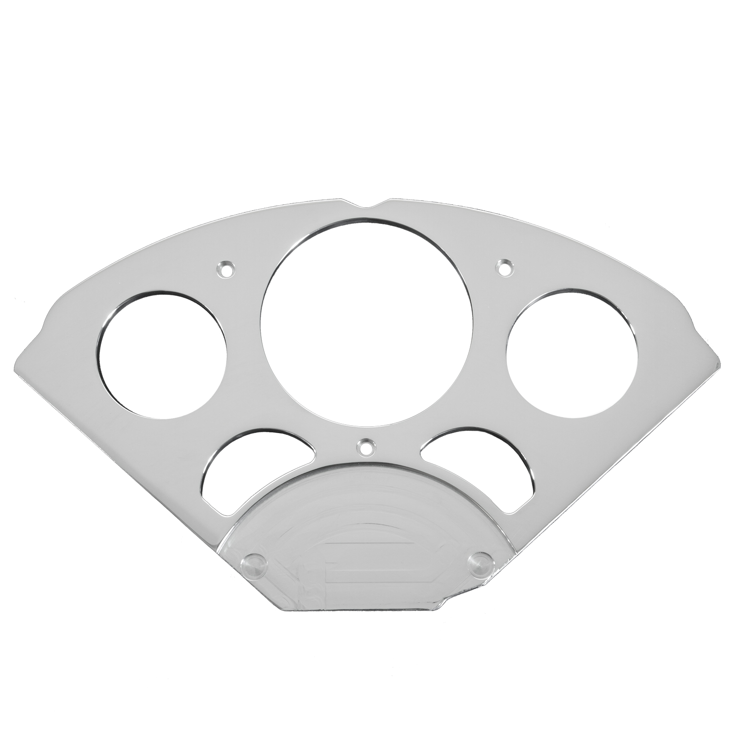 5-mätarpanel, direktmontering, CHEVY CAR 55-56, OLD TYME WHITE