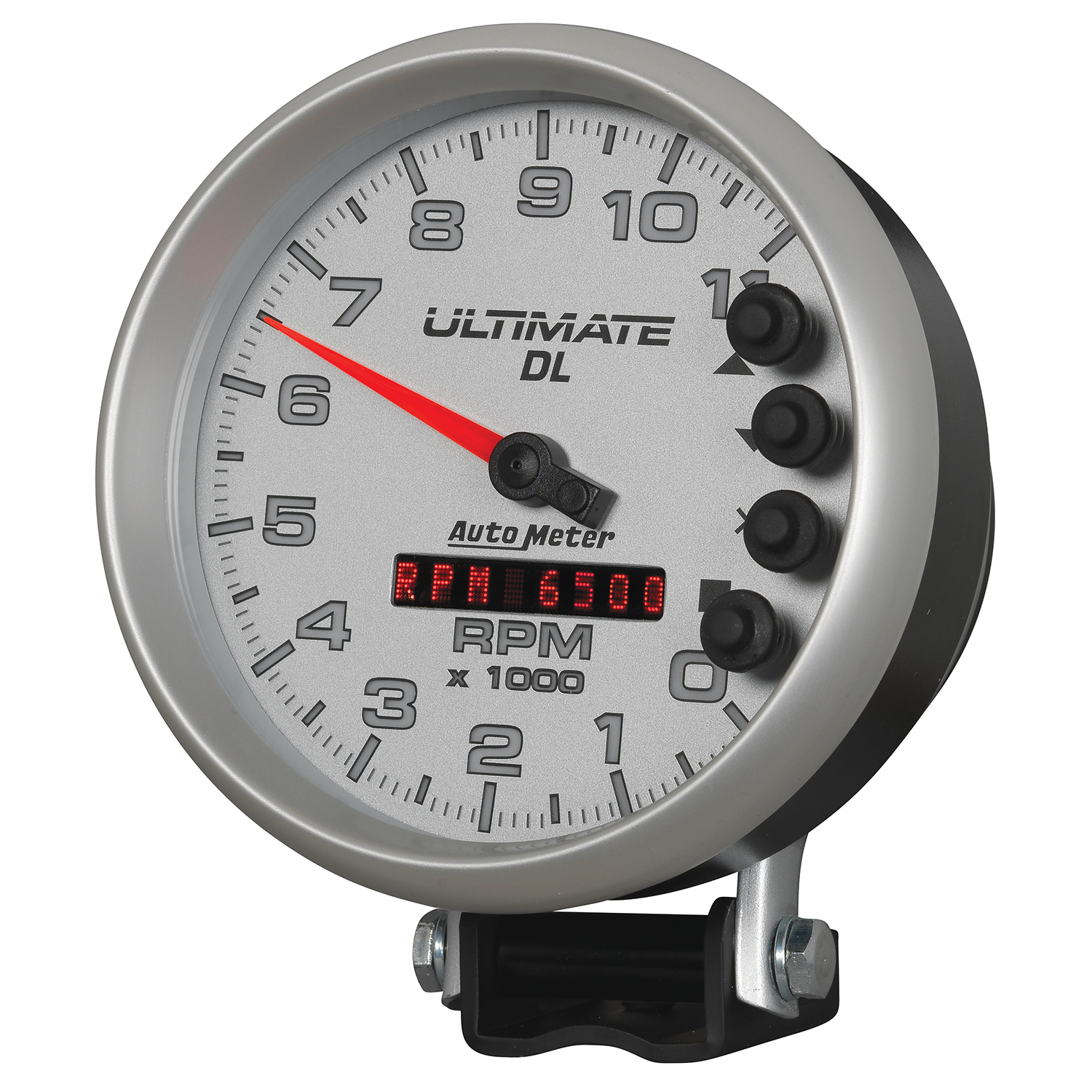 5" Varvräknare, 0-11,000 RPM, PEDESTAL, ULTIMATE DL PLAYBACK, SILVER