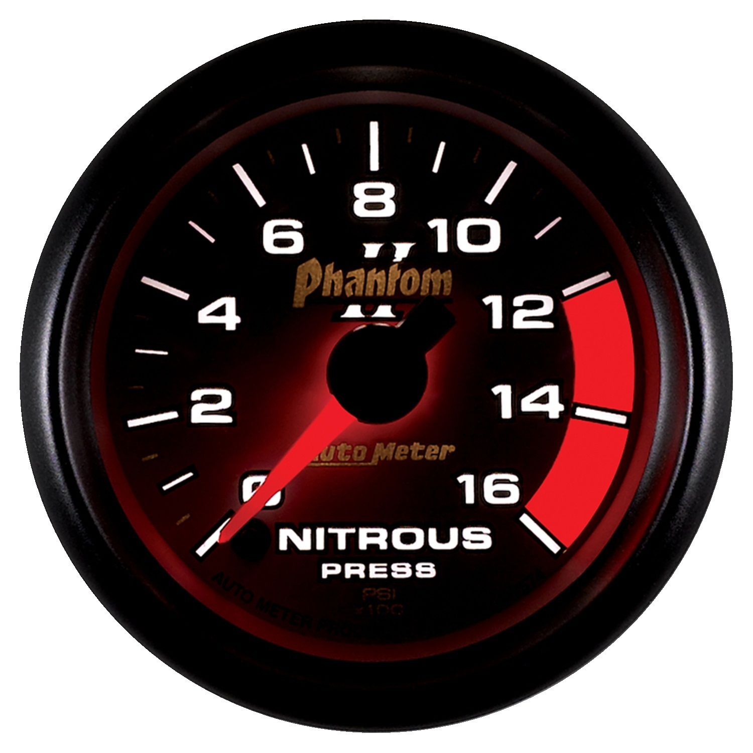 2-1/16" Nitro Tryck, 0-1600 PSI, PHANTOM II
