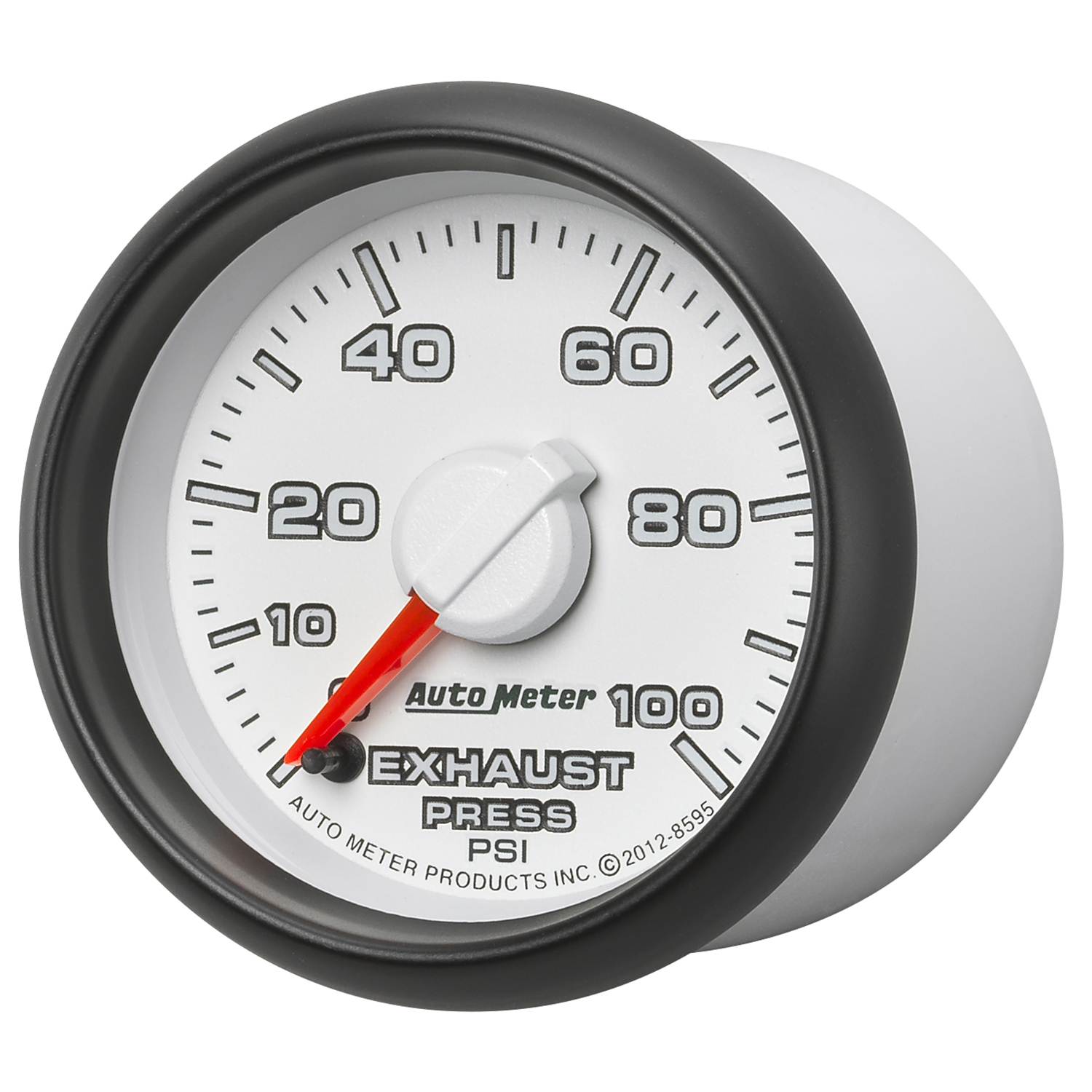 2-1/16" Avgastryck, 0-100 PSI, GEN 3 DODGE FACTORY MATCH
