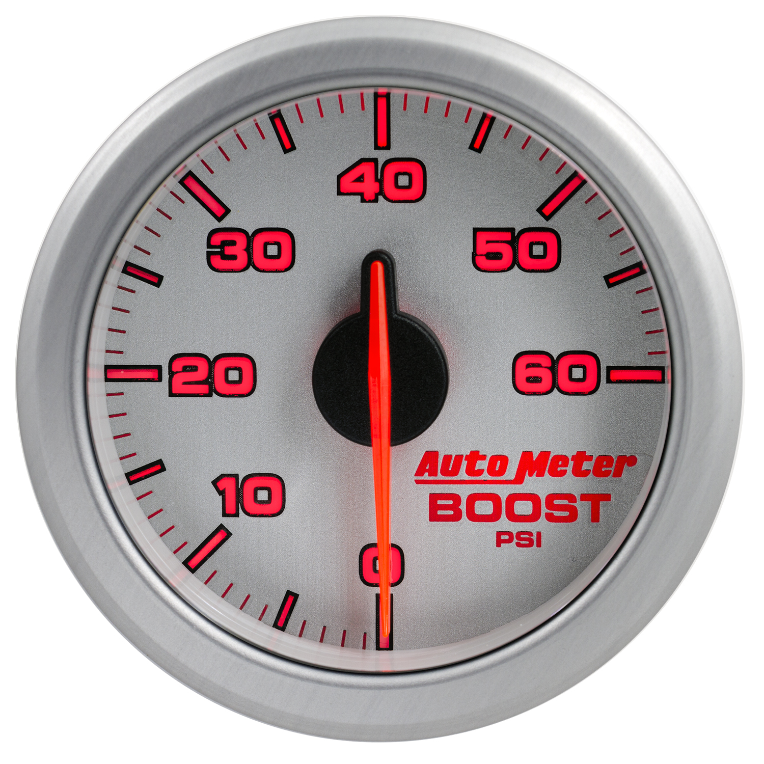 2-1/16" Laddtryck, 0-60 PSI, AIRDRIVE, SILVER