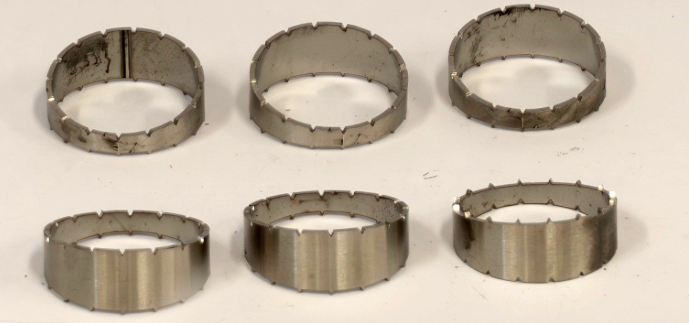 Pie cut Ø38.0mm 15° r=38.0 Rostfritt