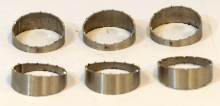 Pie cut Ø42.0mm 15° r=42.0 Rostfritt