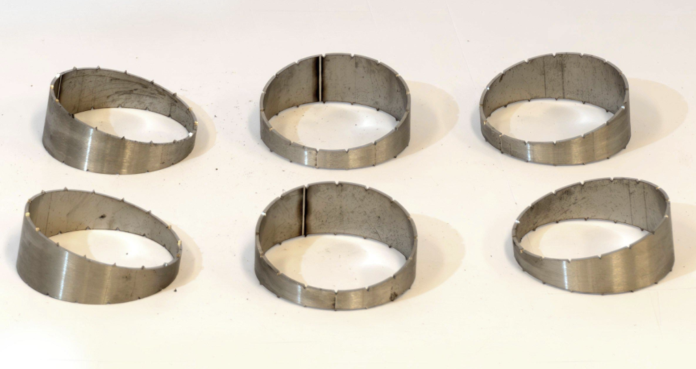 Pie cut Ø60.3mm 15° r=60.3 Rostfritt