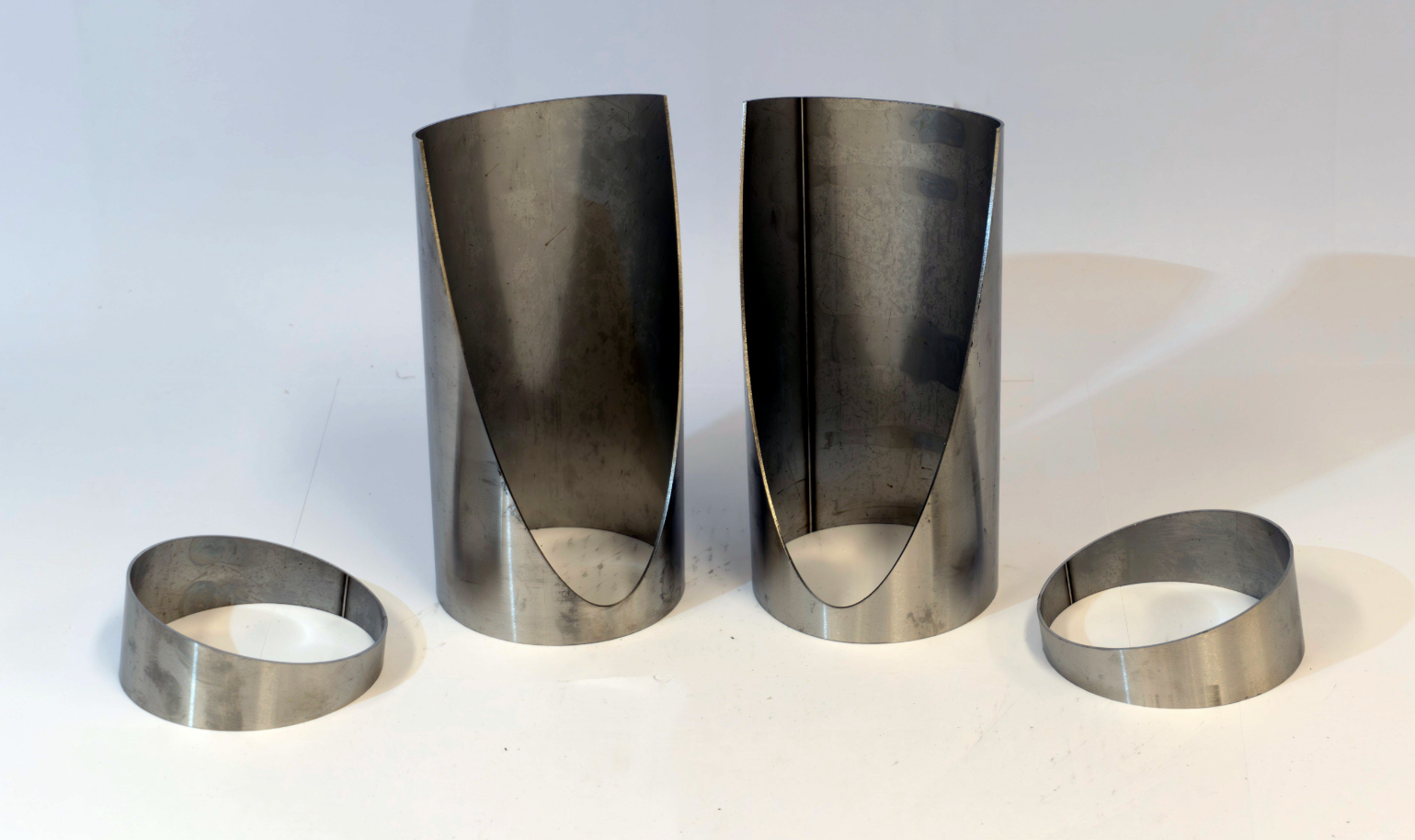 Kollektor Ø101,6mm 30° 2to1 Rostfritt