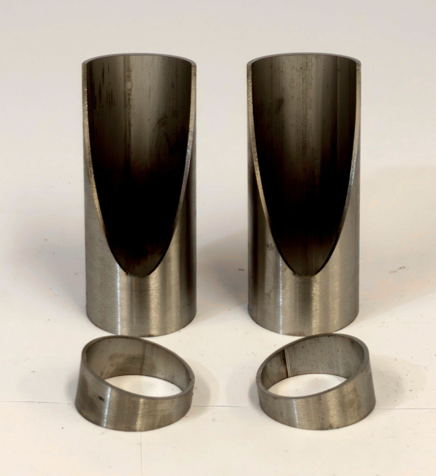 Kollektor Ø35.0mm 30° 2to1 Rostfritt