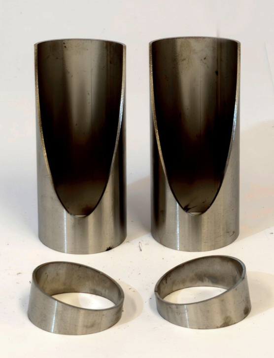 Kollektor Ø42.0mm 30° 2to1 Rostfritt