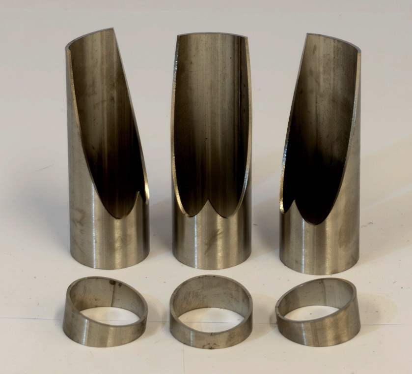Kollektor Ø35.0mm 26° 3to1 Rostfritt