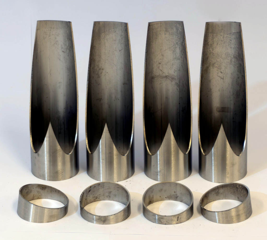 Kollektor Ø48.0mm 30° 4to1 Rostfritt