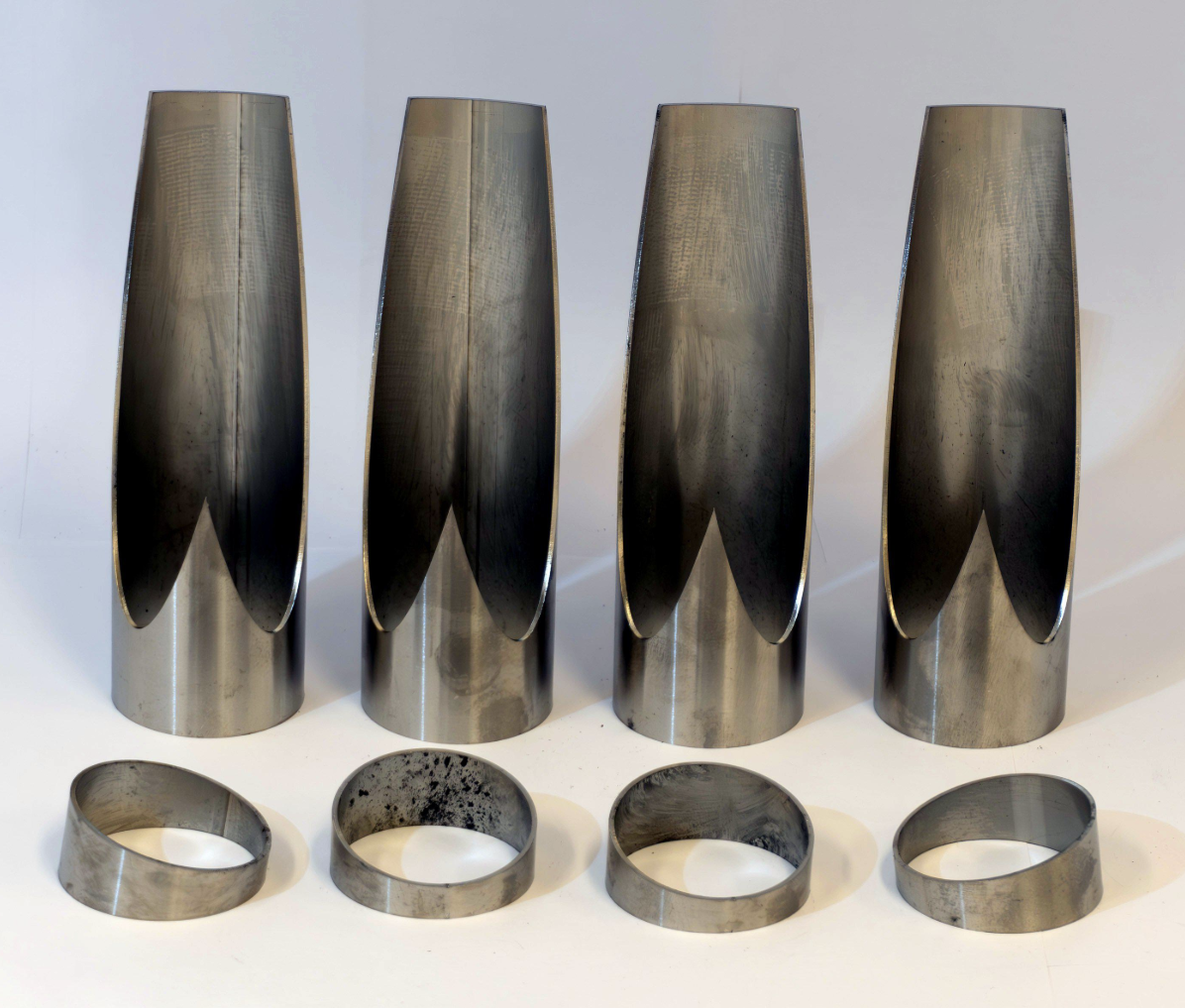 Kollektor Ø54.0mm 30° 4to1 Rostfritt