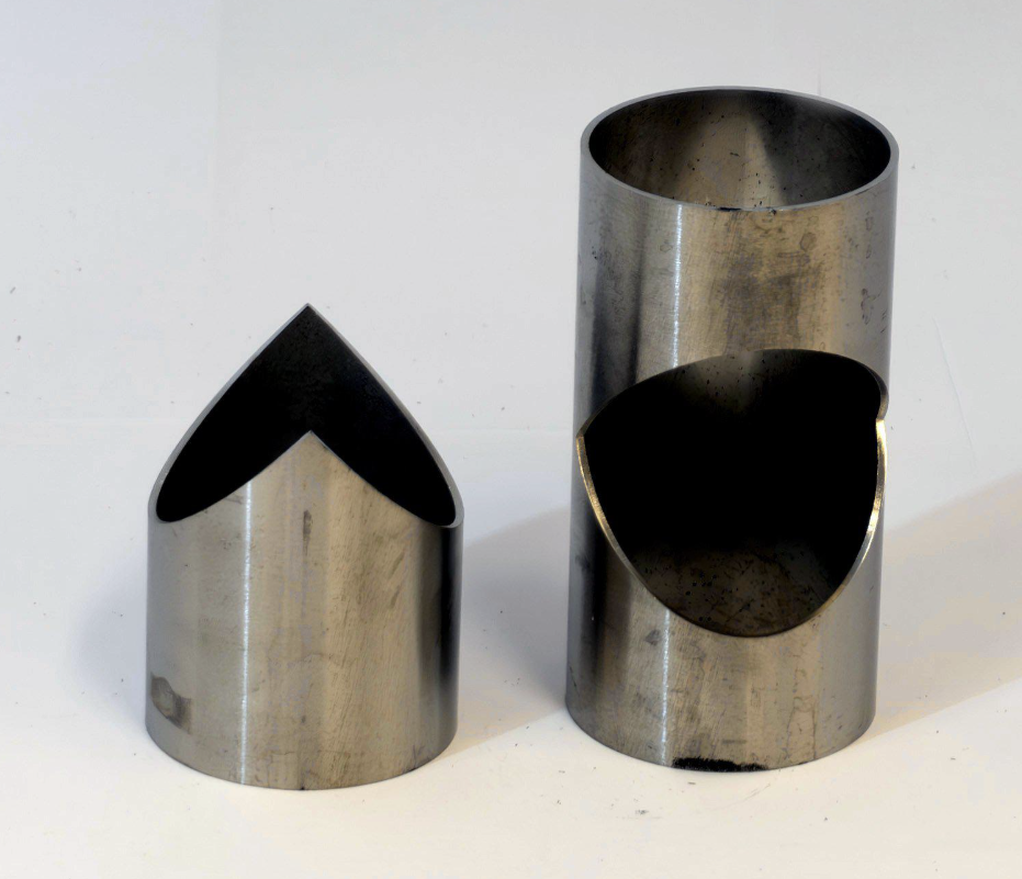 Cutout 90° Ø54.0mm-Ø54.0mm Rostfritt