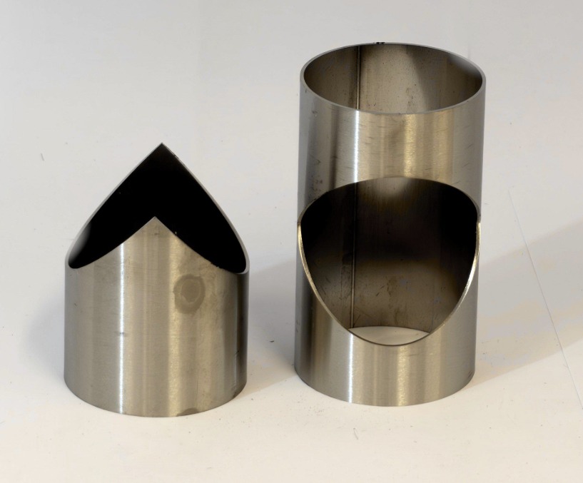 Cutout 90° Ø70.0mm-Ø70.0mm Rostfritt