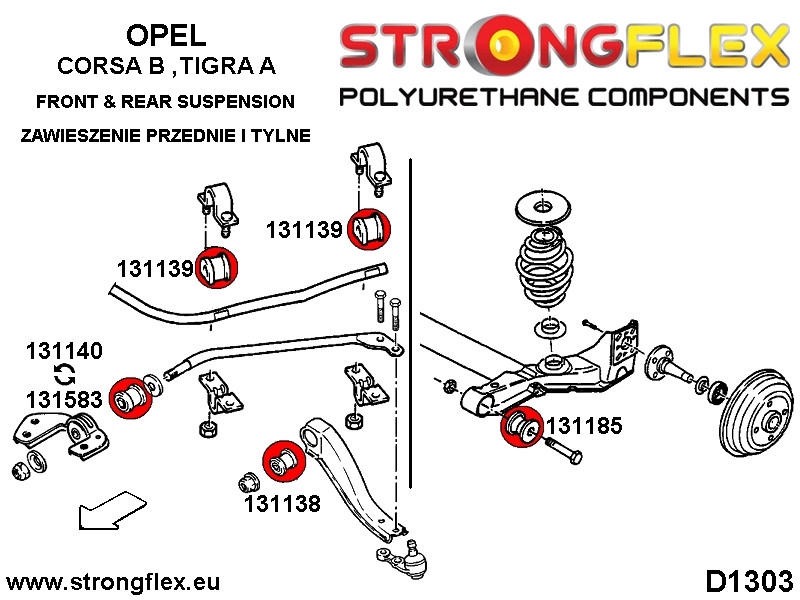 Bakre Subframe Bussning