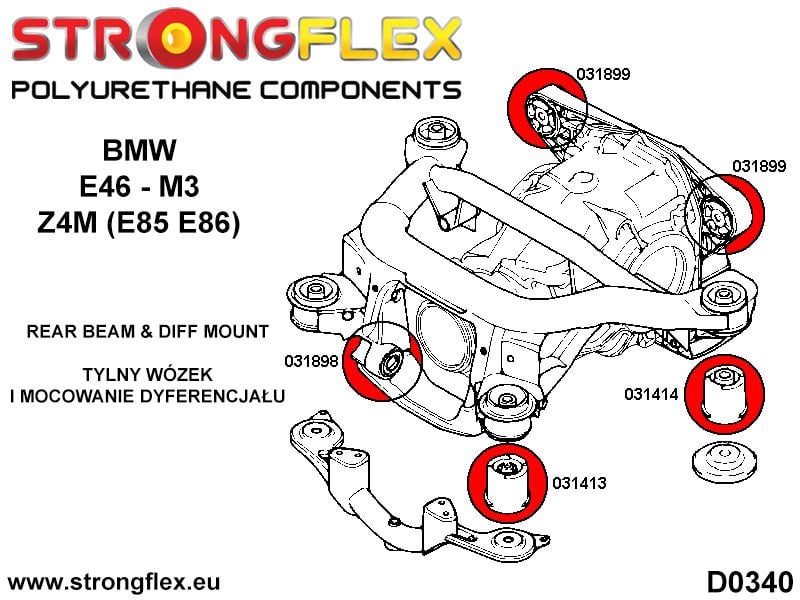 Bakre Subframe Bakre Bussning SPORT