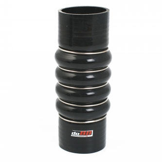 Silikonslang Svart Flexkoppling 4-Steg 2,5'' (63mm)