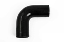 Silikonslang Svart 90 grader 4,5'' (114mm)