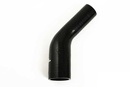 Silikonslang Svart 45 grader 0,5 - 0,625'' (13-16mm)