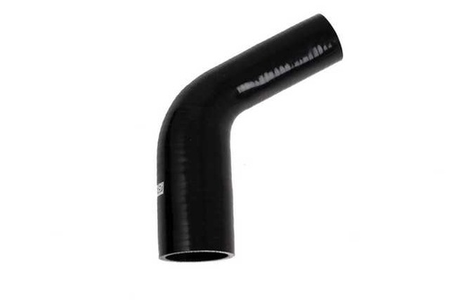Silikonslang Svart 60 grader 2,5 - 3,5'' (63-89mm)