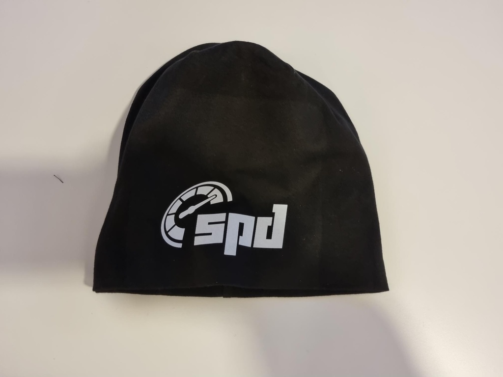 SPD beanie svart-vit (one-size)