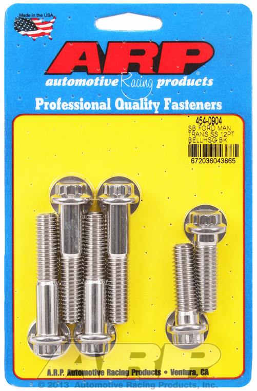 ARP Bellhousing Bolt Kit Ford SB MT SS 12PT