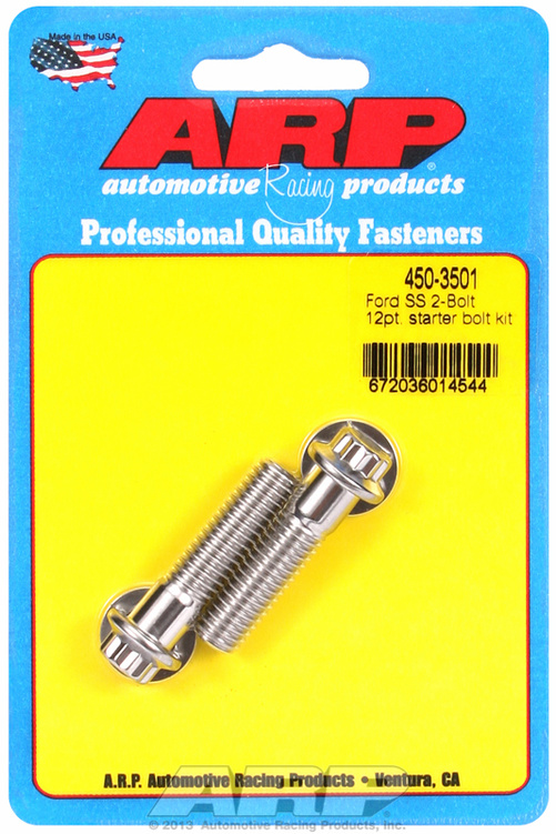 Ford SS 2-bolt 12pt starter bolt kit