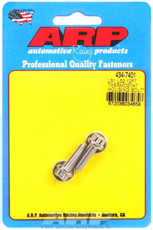 LS1 LS2 SS 12pt thermostat housing bolt kit