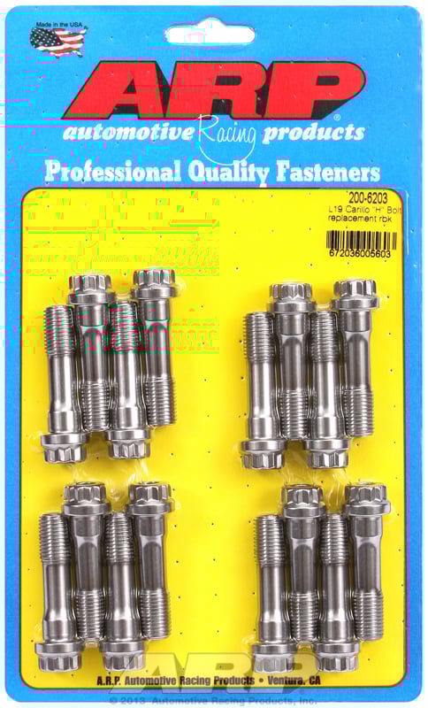 Carrillo "H" Bolt L19 7/16 x1.725' replacement rod bolt kit