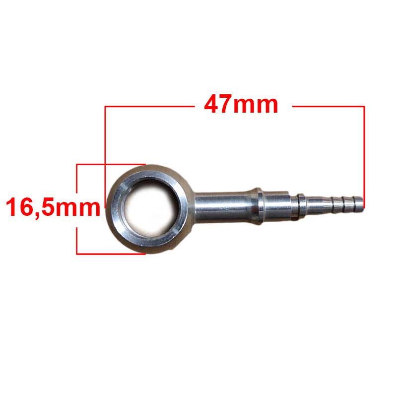 Banjo 10mm rak Rostfritt Stål
