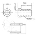 Presskoppling hane M10x1 (svivel)