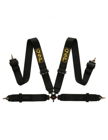 QSP 4 punktsbälte 3" (Svart)