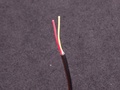 EGT kabel (2 ledare) svart KX-PVC