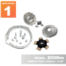 PMC RACE Steg 1 BMW M70 - BMW M57N HGU HGK - 240mm / 9.45"