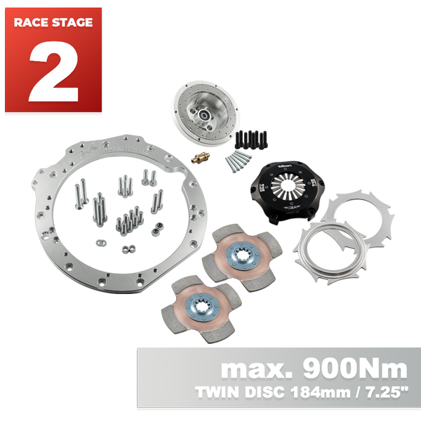 PMC RACE Steg 2 Mercedes-Benz M113 - BMW M50 S50 M52 S52 M54 - 184mm / 7.25" (P)