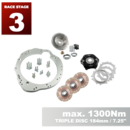 PMC RACE Steg 3 Nissan RB - Nissan 350Z Z33 370Z Z34 - 184mm / 7.25" (P)