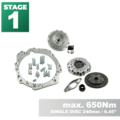 PMC Steg 1 Toyota UZ - BMW M57N HGU HGK / N54 - 240mm / 9.45"